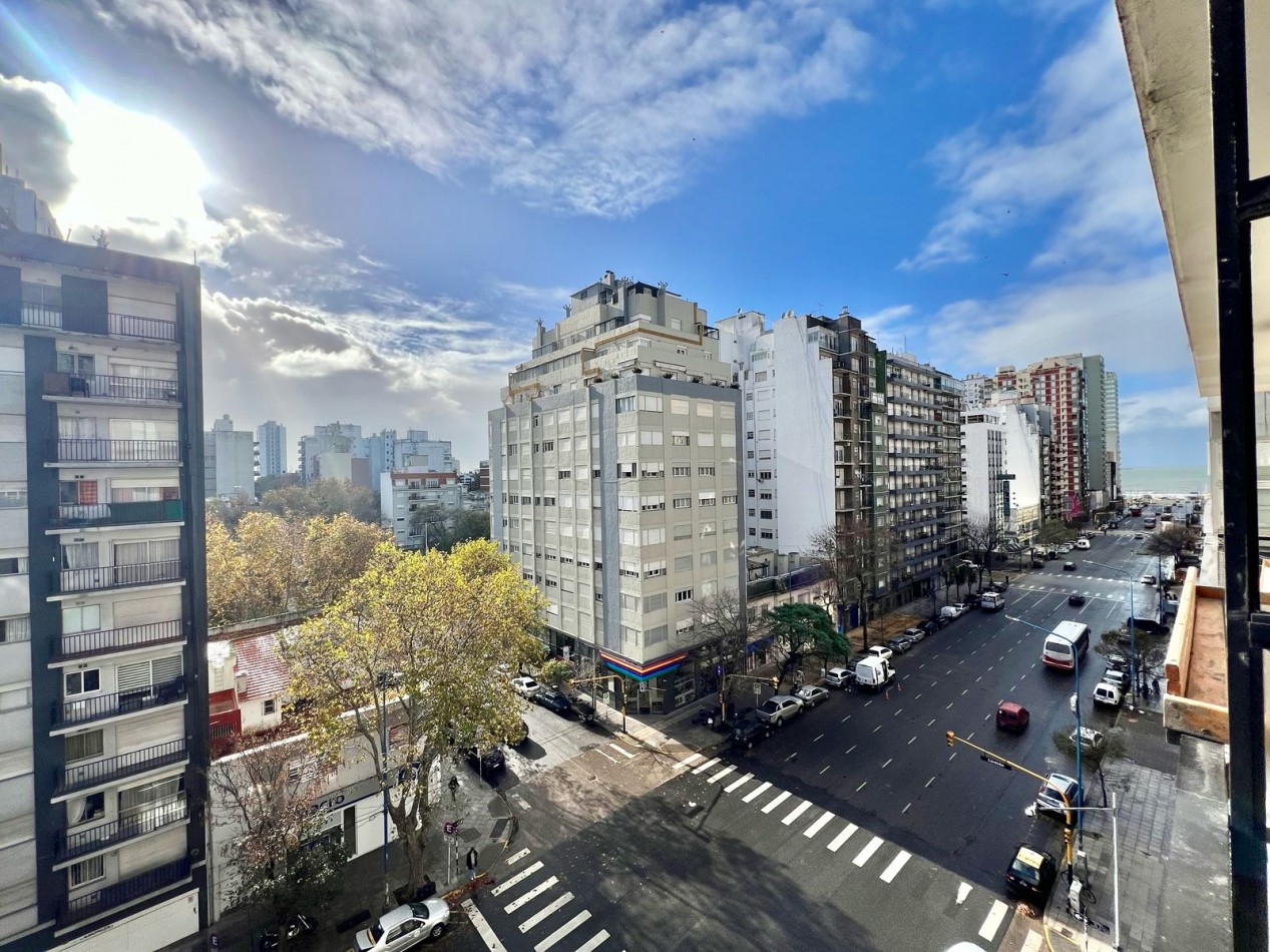 Departamento 2 ambientes externo con balcon
