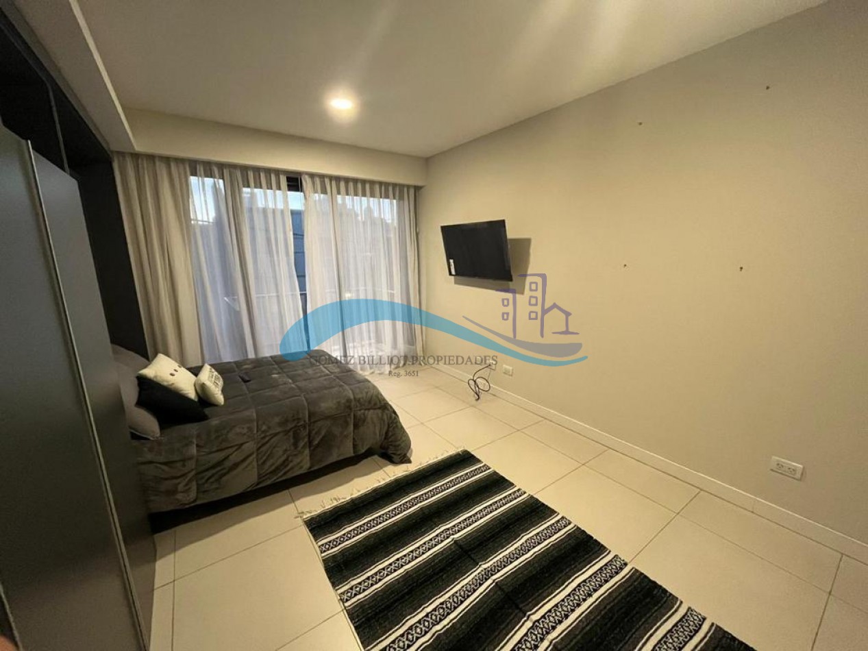 Depto 1 ambiente a estrenar con balcon saliente