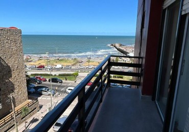 Departamento 2 amb c/dependencia, cochera doble y vista al mar